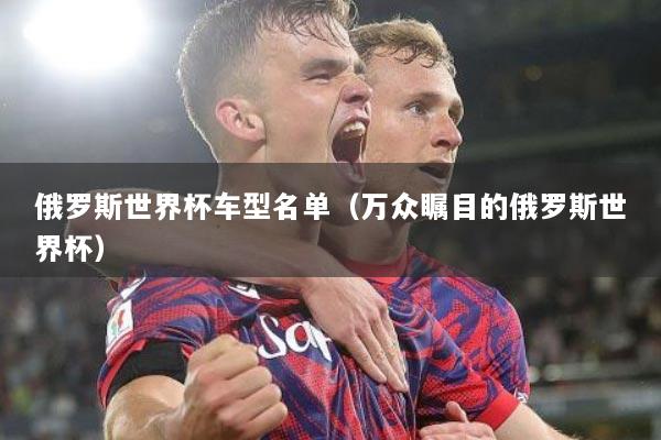 俄罗斯世界杯车型名单（万众瞩目的俄罗斯世界杯）